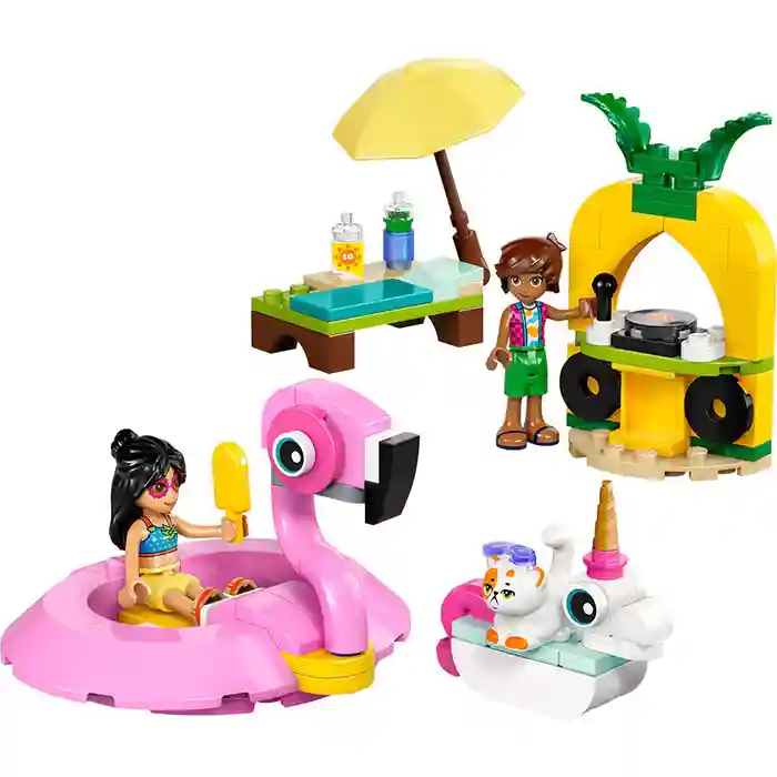 Constructor LEGO Friends Unicorn & Flamingo Pool Party, art. 42658