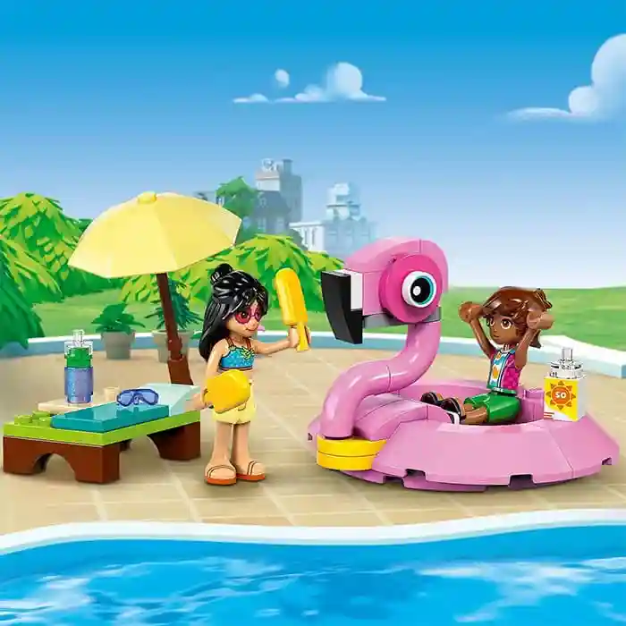 Constructor LEGO Friends Unicorn & Flamingo Pool Party, art. 42658