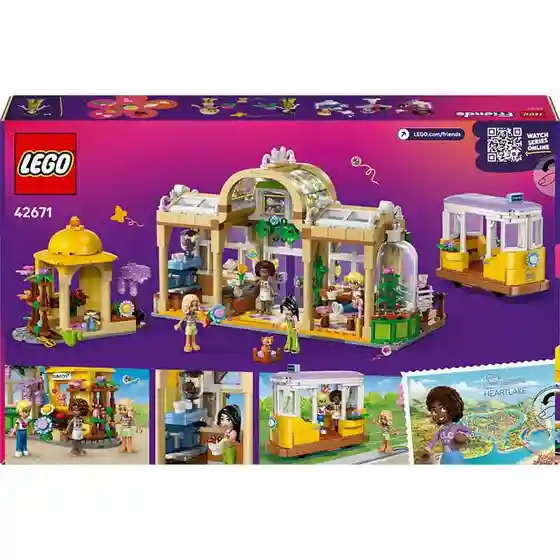 Constructor LEGO Friends Plant Cafe & Flower Shop, art. 42671