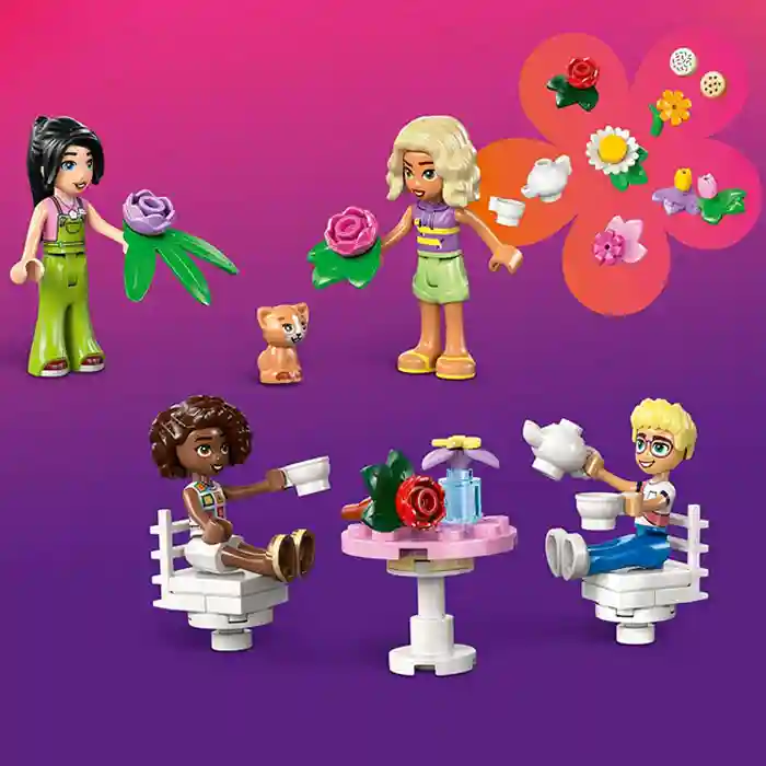 Constructor LEGO Friends Plant Cafe & Flower Shop, art. 42671