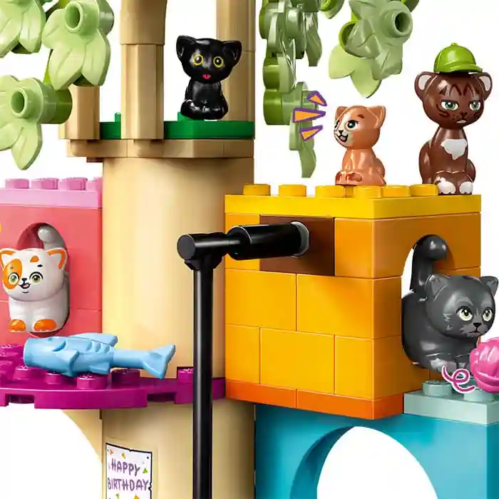 Constructor LEGO Friends Cat Birthday Party & Tree House, art. 42666