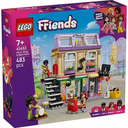 Constructor LEGO Friends Music Store & Apartment, art. 42653