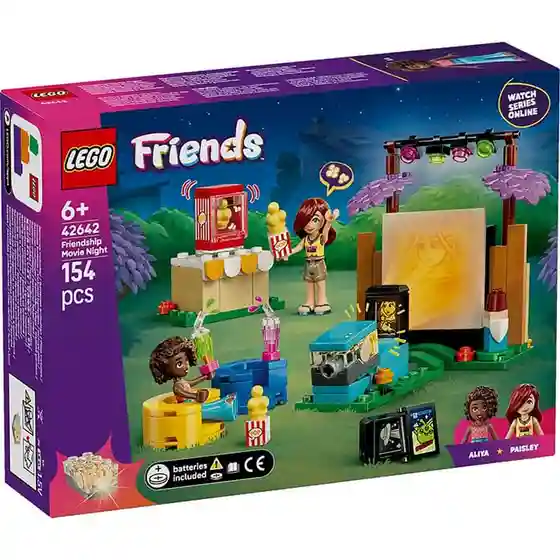 Constructor LEGO Friends Friendship Movie Night, art. 42642