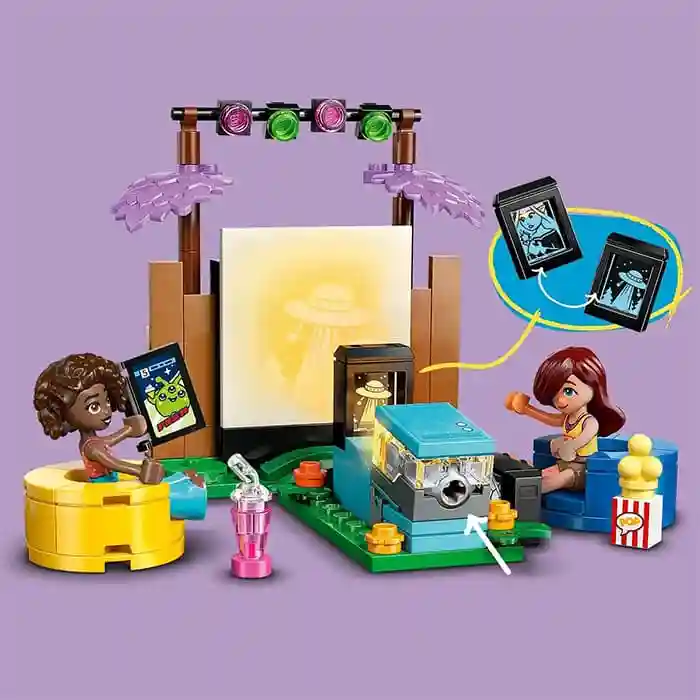 Constructor LEGO Friends Friendship Movie Night, art. 42642