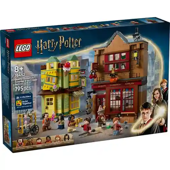 Конструктор LEGO Harry Potter Quality Quidditch: Принадлежности и кафе-мороженое, арт. 76452