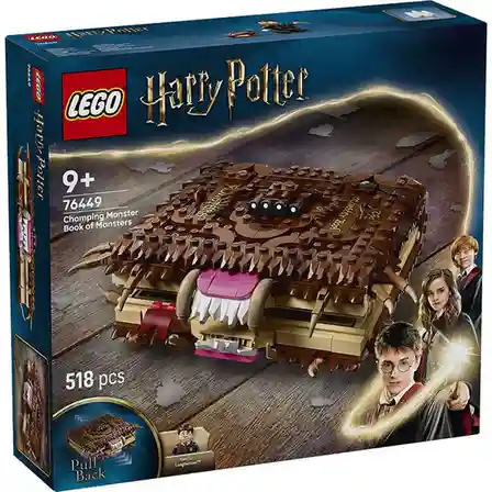 Constructor LEGO Harry Potter Chomping Monster Book of Monsters, art. 76449