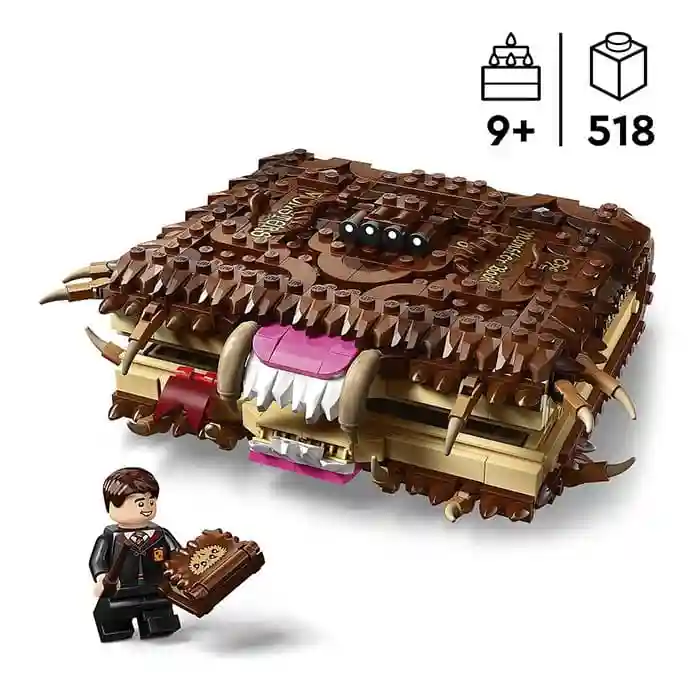 Constructor LEGO Harry Potter Chomping Monster Book of Monsters, art. 76449