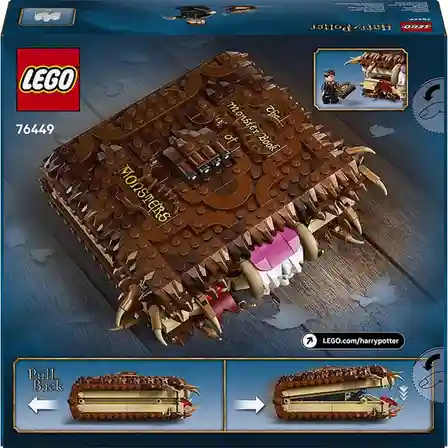 Constructor LEGO Harry Potter Chomping Monster Book of Monsters, art. 76449