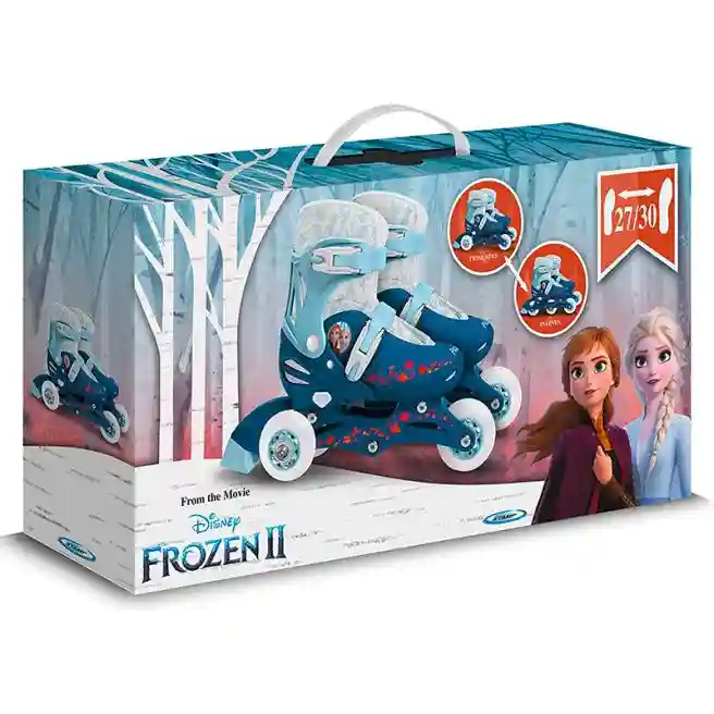 STM Ролики 3-х колесные, 2 в 1, размер 27-30, Frozen 2, код 44121