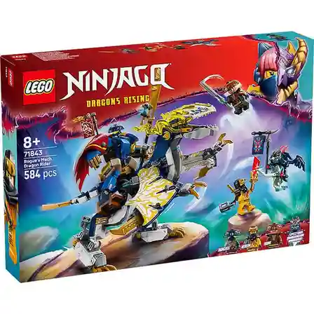 Constructor LEGO Ninjago Rogues Mech Dragon Rider, art. 71843
