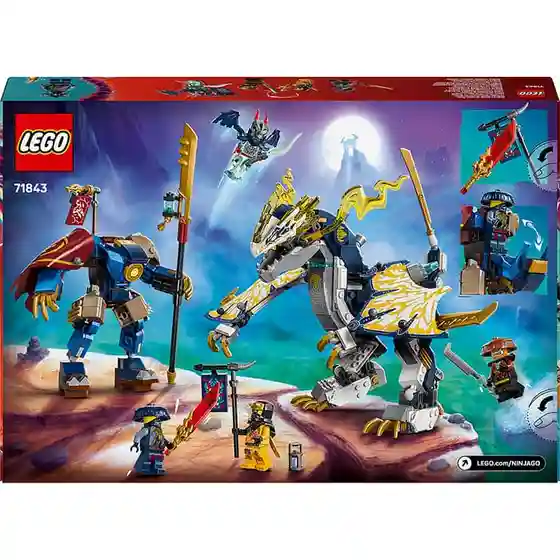 Constructor LEGO Ninjago Rogues Mech Dragon Rider, art. 71843