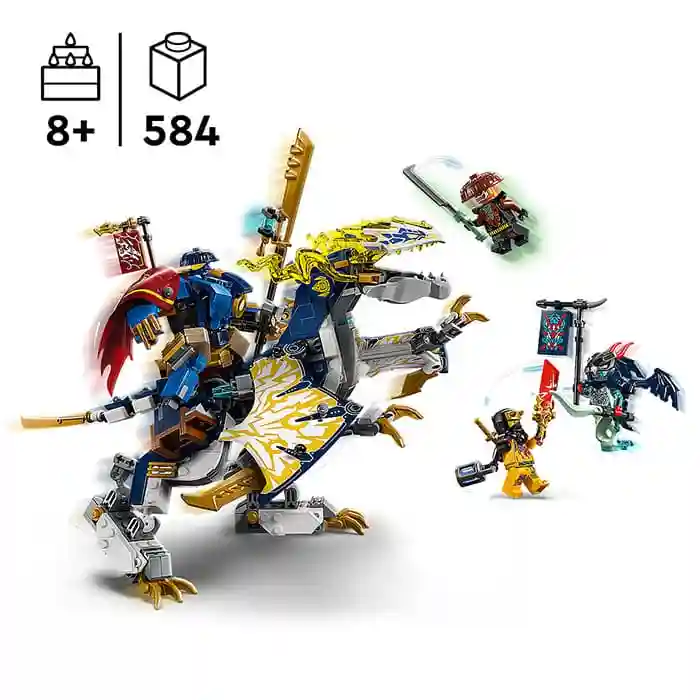 Constructor LEGO Ninjago Rogues Mech Dragon Rider, art. 71843