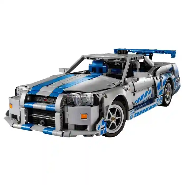 Constructor LEGO Technic 2 Fast 2 Furious Nissan Skyline GT-R (R34) Car, art. 42210