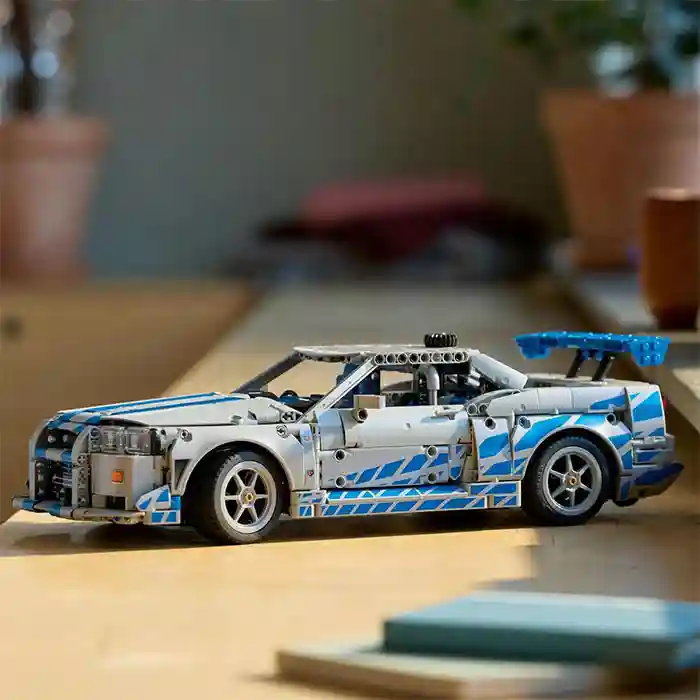 Constructor LEGO Technic 2 Fast 2 Furious Nissan Skyline GT-R (R34) Car, art. 42210