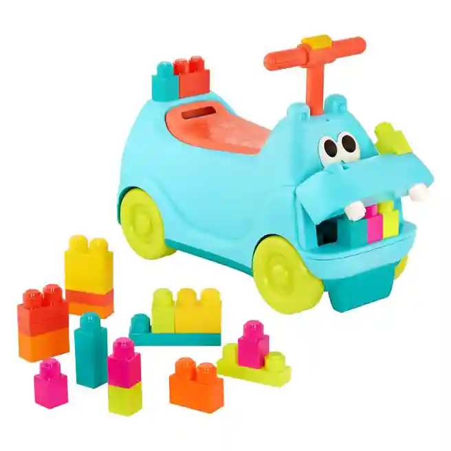 BTT Tolocar Muzical cu constructor Hippo, cod 57758