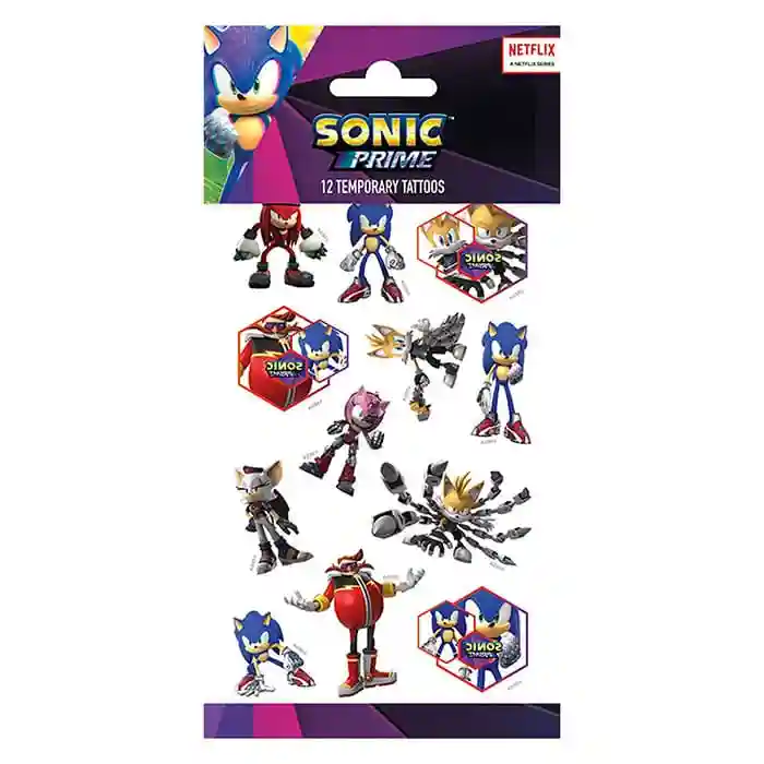 Детские тату Sonic