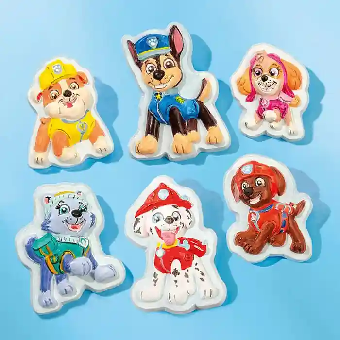 Paw Patrol Set creativ, turnare și pictură figurine din ipsos