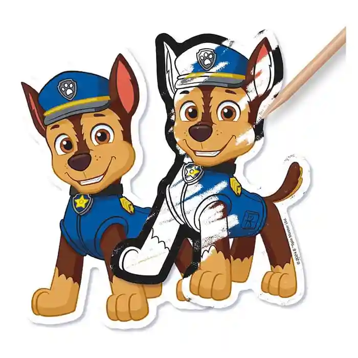 Paw Patrol Magneți scratching 10 buc + stilou