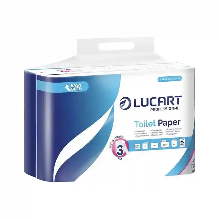 Hîrtie igienică Lucart Strong 24 role, 3 straturi