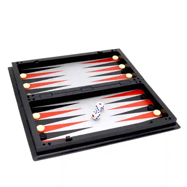 Joc de masa 3in1 (sah/dame/table), cod 114666