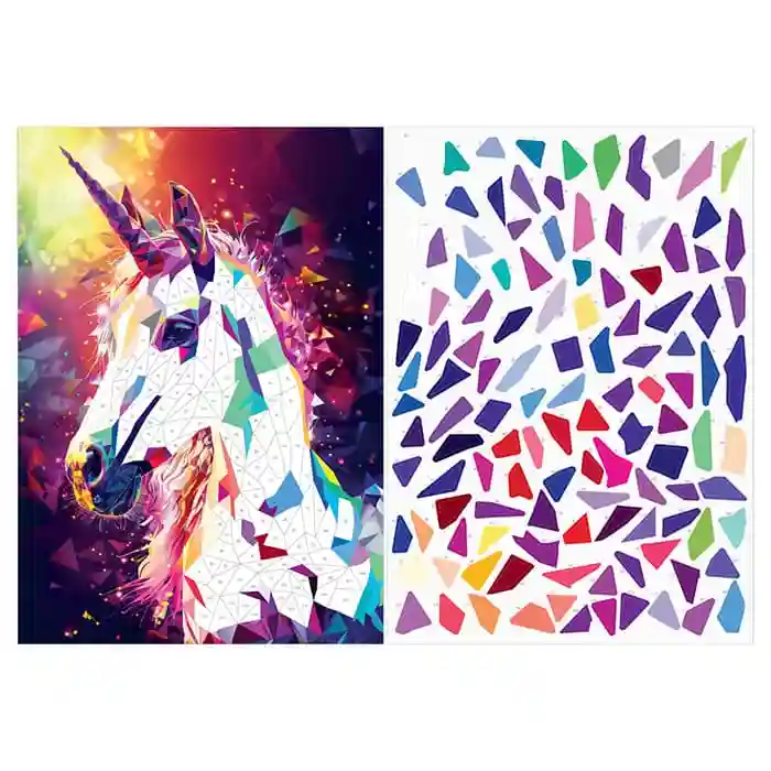 Aplicație autocolantă Tri Sova „Magic World”, A4, 2 baze, plic cartonat