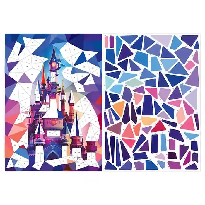 Aplicație autocolantă Tri Sova „Magic World”, A4, 2 baze, plic cartonat