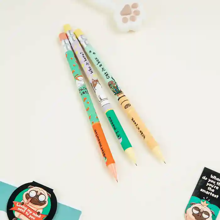 Creion mecanic MESHU "Jucy cats", 0.7 mm