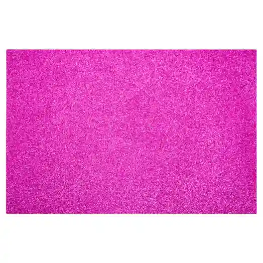 Foamiran EVA cu sclipici 1,8 mm, A4, culoare fucsia