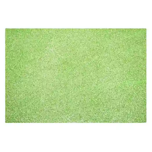 Foamiran EVA cu sclipici 1,8 mm, A4, culoare verde deschis