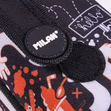 Penar școlar Milan "Fingers" cu 4 compartiment, echipat