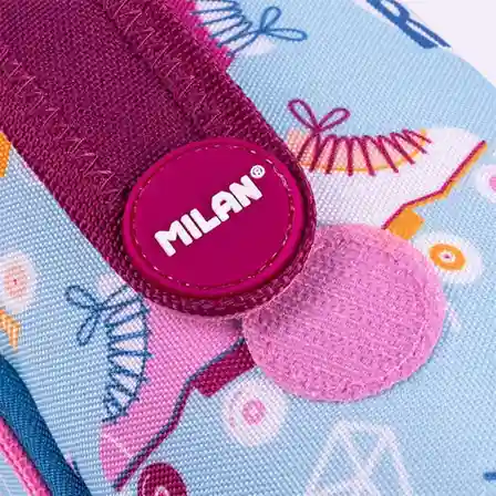 Penar școlar Milan "Roller" cu 4 compartiment, echipat