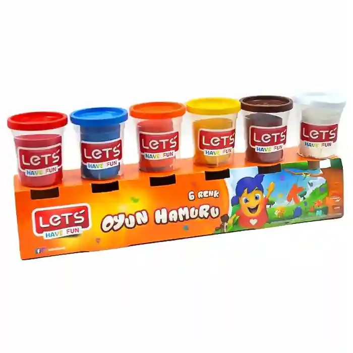Set masă de modelat "6 Colors", 6 * 56 gr., cod 61743