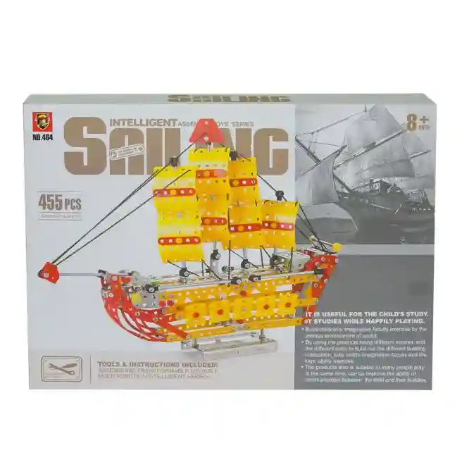 Constructor metalic "Sailing" 455 elemente cod.108622
