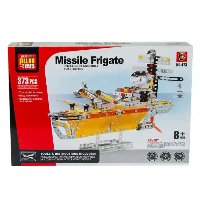 Конструктор метал. "Missile Frigate" 373 дет., код 108626