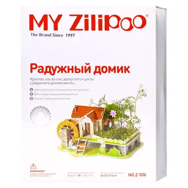 3D-puzzle Zilipoo "Rainbow House", cod 132628