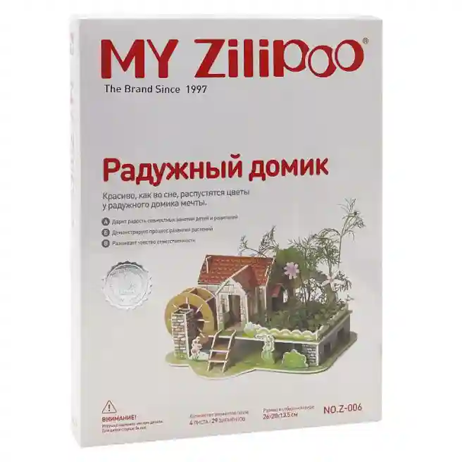 3D-puzzle Zilipoo "Rainbow House", cod 132628