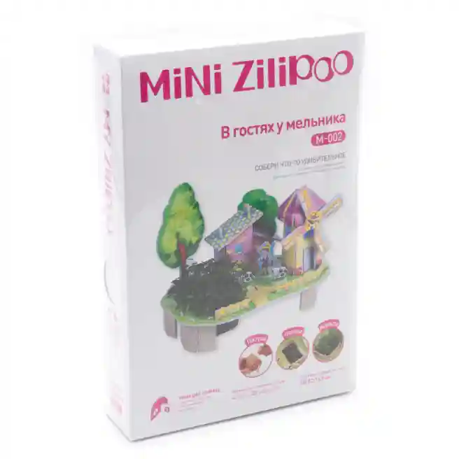 3D-puzzle Mini Zilipoo "Windmill House", cod 137729