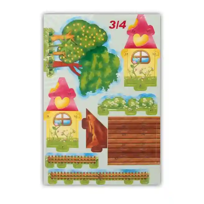 3D-puzzle Zilipoo "Mushroom House", cod 132651