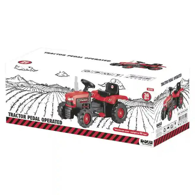 DL Tractor cu pedale, cod 41524