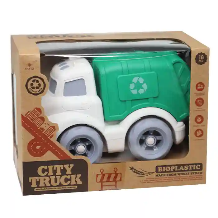 Mașină din bio-plastic „Vehicul de salubritate”, cod 852019