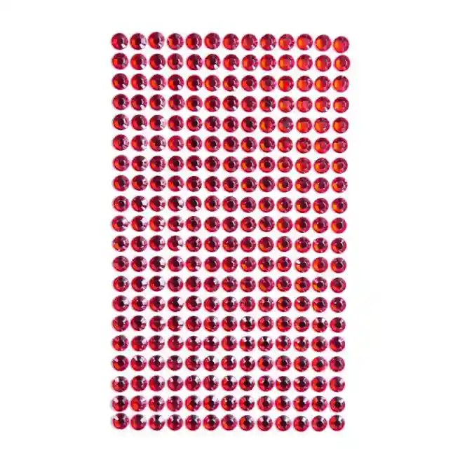 Самоклеящиеся кристалы 6 mm, 260 шт. red, арт. GRKR-054