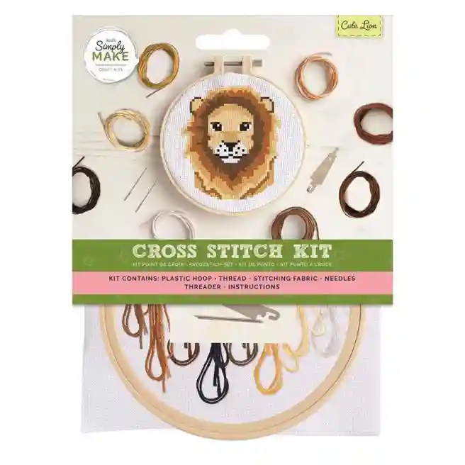 Set de broderie mic "Cute lion”