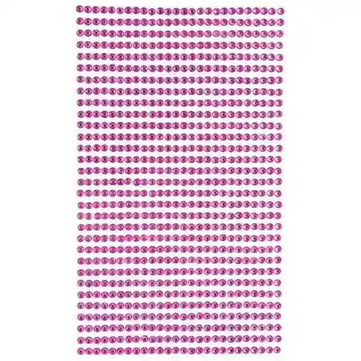 Cristale autoadezive 3mm 806 buc. pink