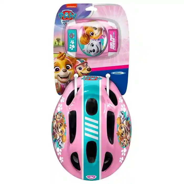 STM Набор PAW PATROL PINK (шлем + налокотники и наколенники), код 61423
