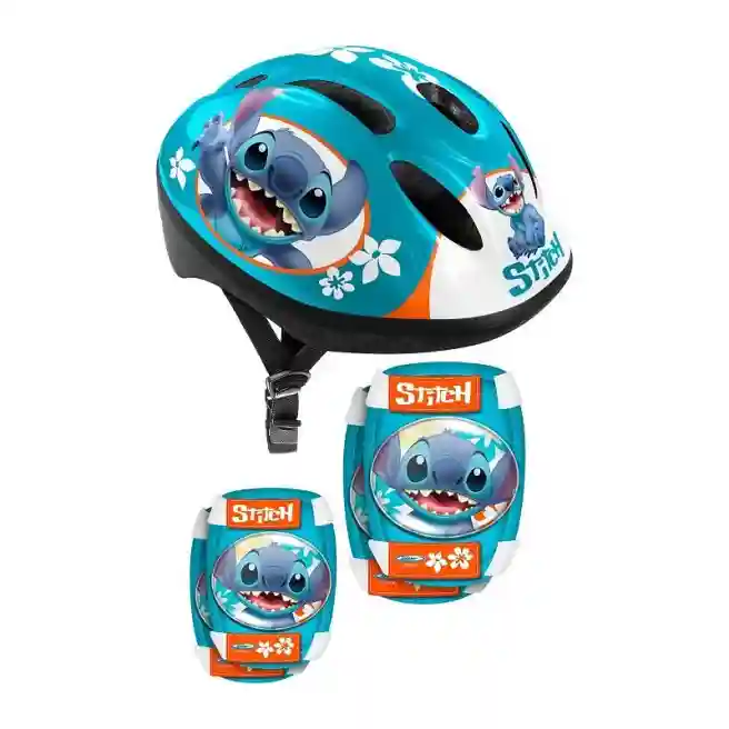 Набор Stitch (шлем + налокотники и наколенники), код 58834