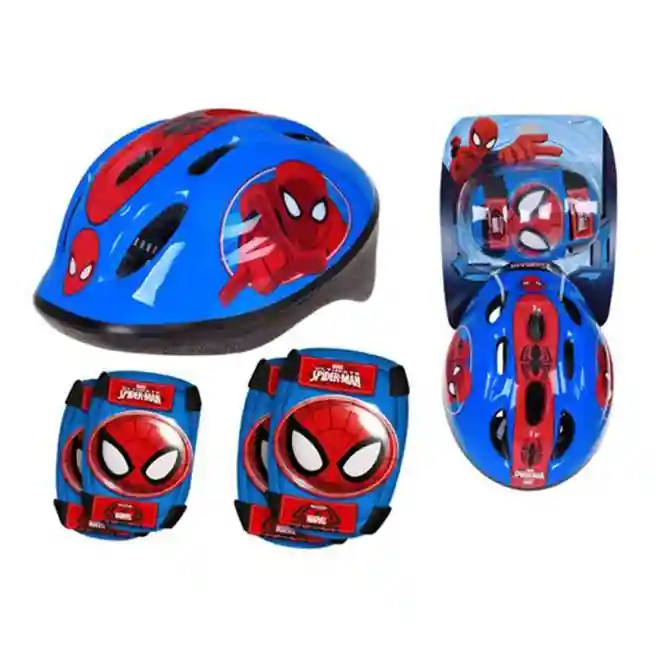 Набор Spider-Man (шлем + налокотники и наколенники), код 51112