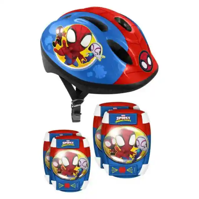 Set SPIDEY (cască + coatiere și genunchiere), cod49600