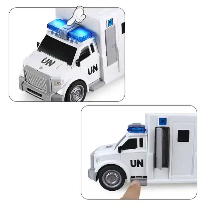 Mașină cu inerție "Ambulance" 1:20 (lumină / sunet), cod 858888