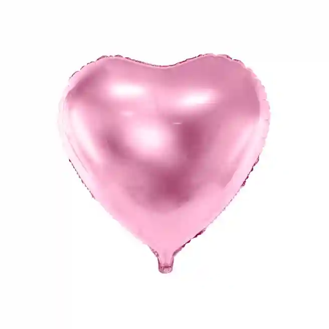 Balon de folie Inima, roz deschis