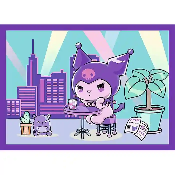 Пазлы  "4в1" - Day with Kuromii / Hello Kitty, код 61934